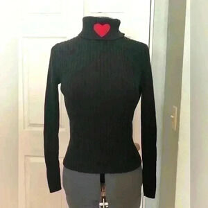 EXPRESS WORLDBRAND BLACK TURTLE NECK LARGE